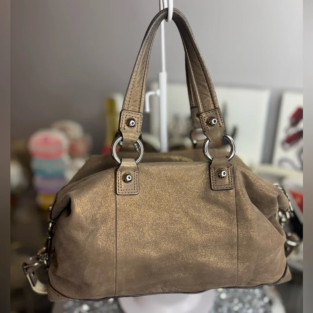 Coach 2010 Poppy “Lucky Penny” satchel GUC - Picture 5 of 15
